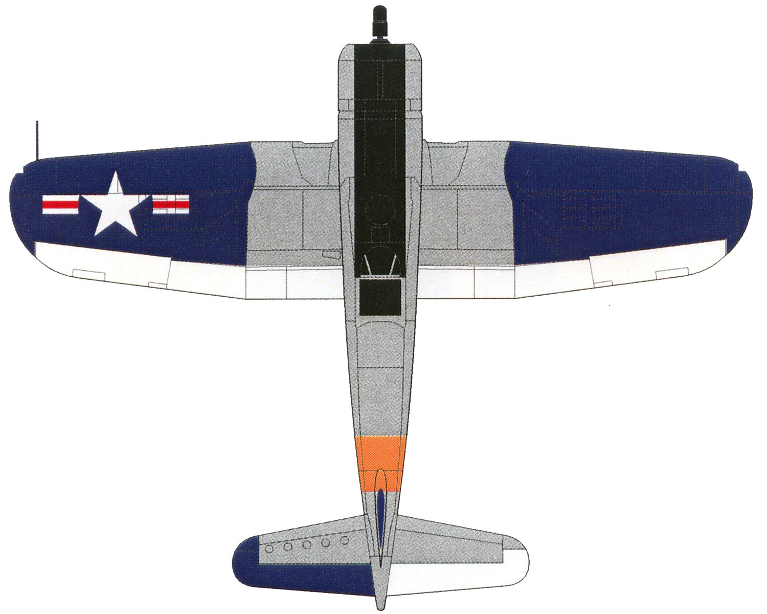 104 F4U-4 Corsair NAS Olathe”, “Light Gull Gray scheme”, “Corsair restoration reference”.