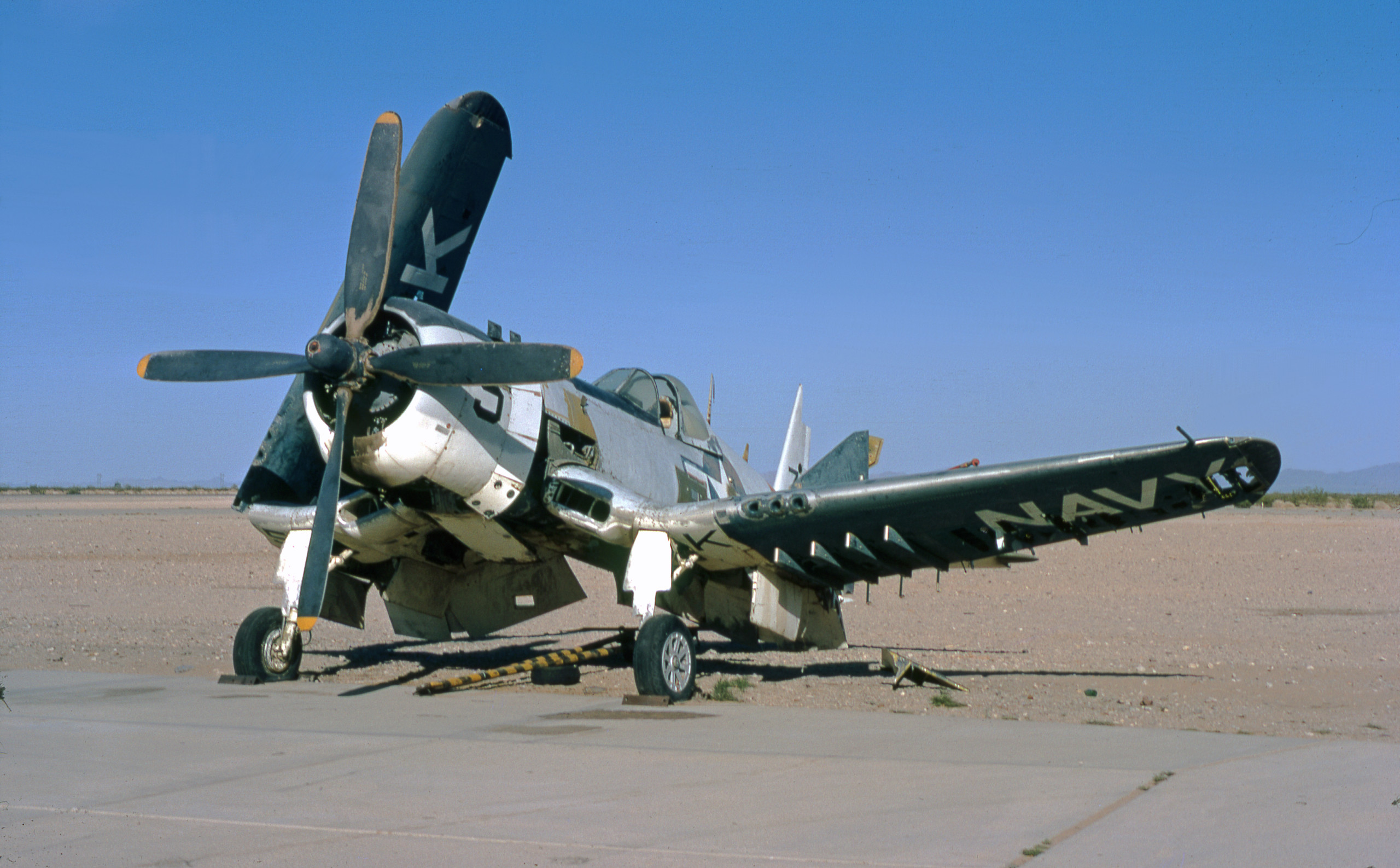 vought-f4u-4-corsair–no-2_6798474090_o F4U-4 Corsair NAS Olathe”, “Light Gull Gray scheme”, “Corsair restoration reference”.