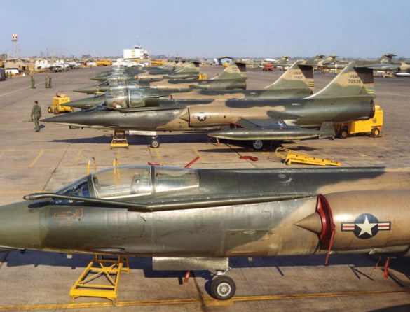 Lockheed F 104C Starfighters of 435th TFS 479th TFW at Udorn RTAFB in 1965