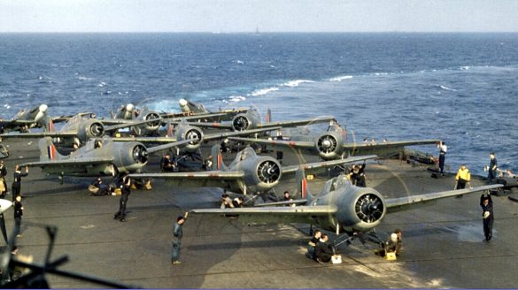 Monday Marlet and Seafires on deck