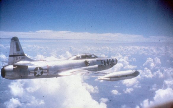 F 94B 319th FIS over Korea c1952