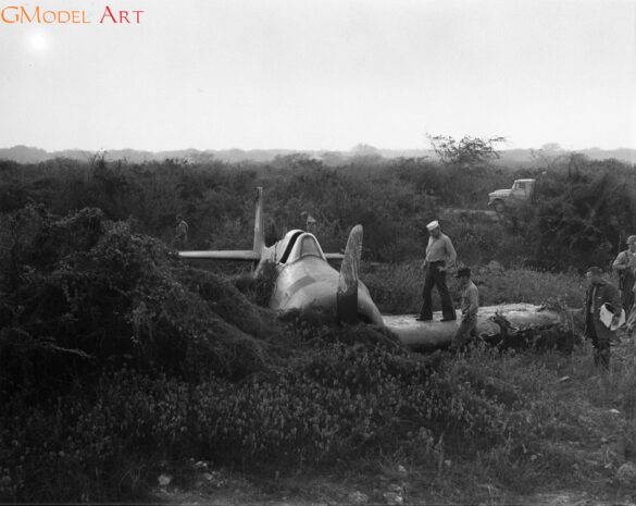 LEAD Technologies Inc. V1.01 Grumman F6F 5 Hellcat VU 1 White UAxx BuNo 78942 crash landing from NAS Barbers Point HI 1947 03
