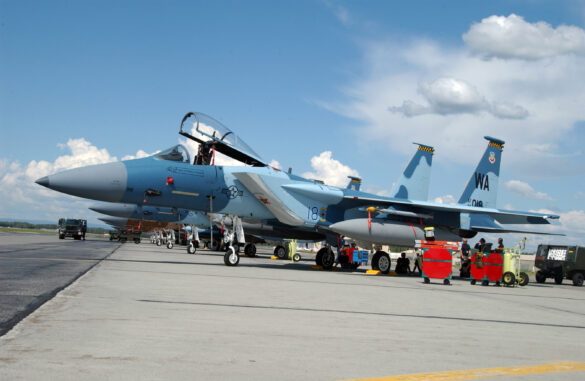 Red Flag-Alaska 07-3 65th Sqrdn F 15 Eagle at Red Flag Alaska 2