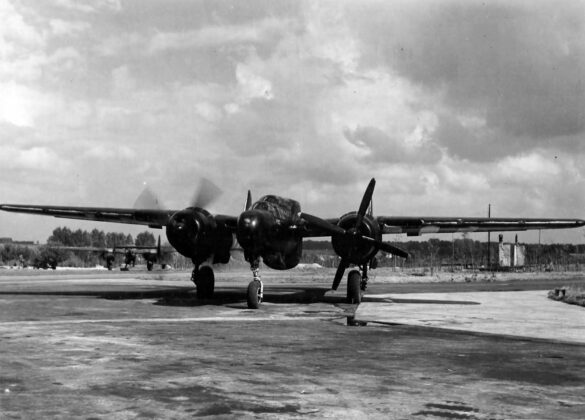Northrup P 61 Black Widow of the E 9th Air Force France 27 September 1944