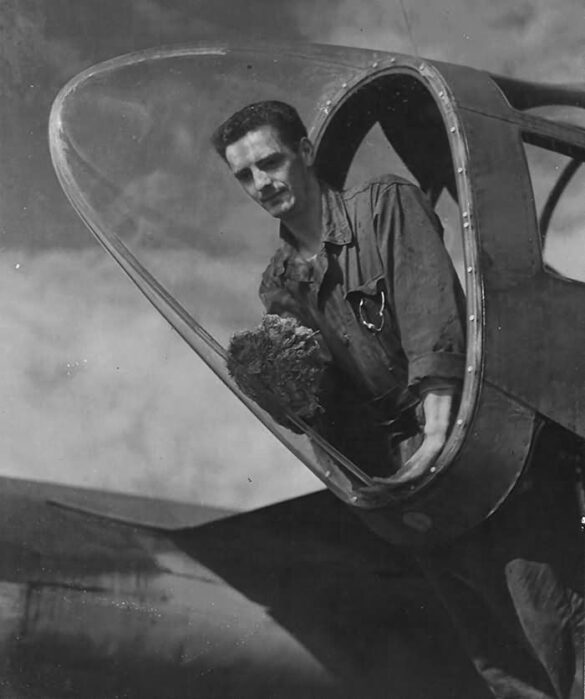 Observation Post Of A Northrop P 61 Black Widow France. 27 September 1944 425th NFS