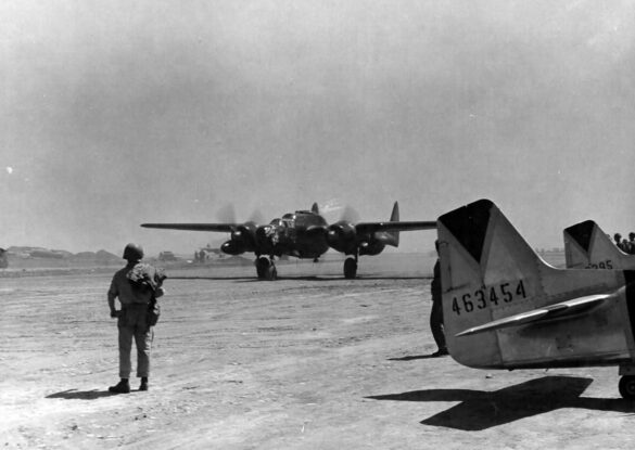 P 61A 42 5610 Midnite Madness of the 548th Night Fighter Squadron P 51D 44 63454 47FS 15thFG Iwo Jima