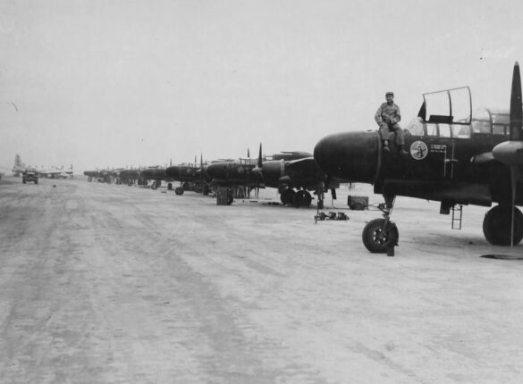 P 61 Black Widows of the 548th NFS Iwo Jima 10 March 1945