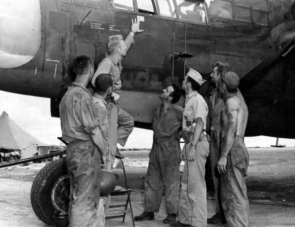 P 61 of the 6th NFS and pilot 1Lt Dale F. Haberman