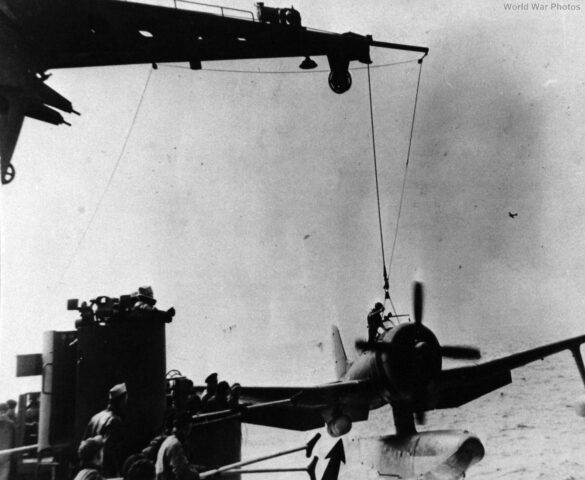 SC recovered by USS Chicago aug45