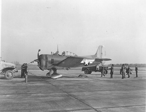 xsc 1 seahawk pictured with its propeller blades bent after nosing over during an errant landing at naval air station nas patuxent river maryland 18337006854 o
