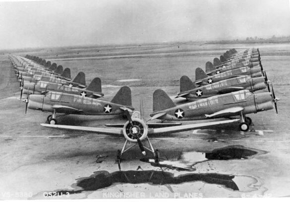 "Vought OS2U Kingfisher kit collection in 1/48 and 1/72 scales for modelers"