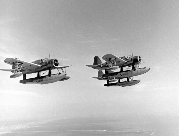 "Vought OS2U Kingfisher kit collection in 1/48 and 1/72 scales for modelers"