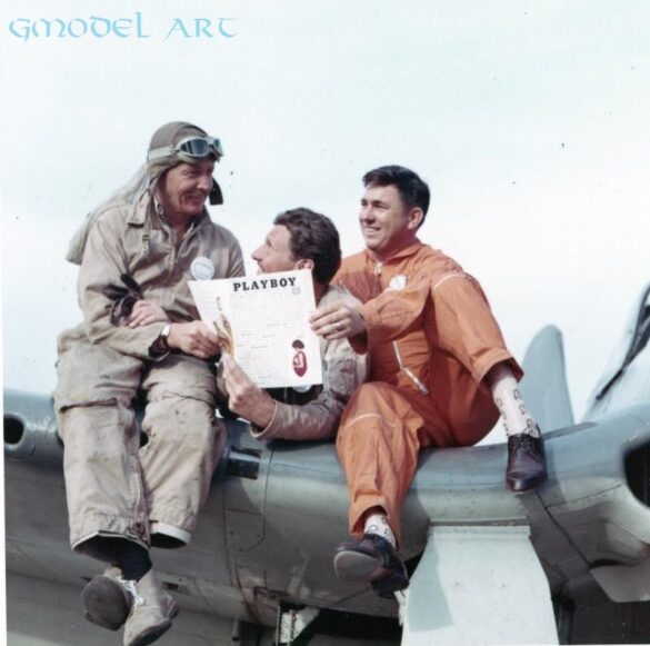 “US Navy pilot wearing G‑1 leather flight jacket, WWII Pacific”