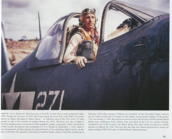 “US Navy pilot wearing G‑1 leather flight jacket, WWII Pacific”