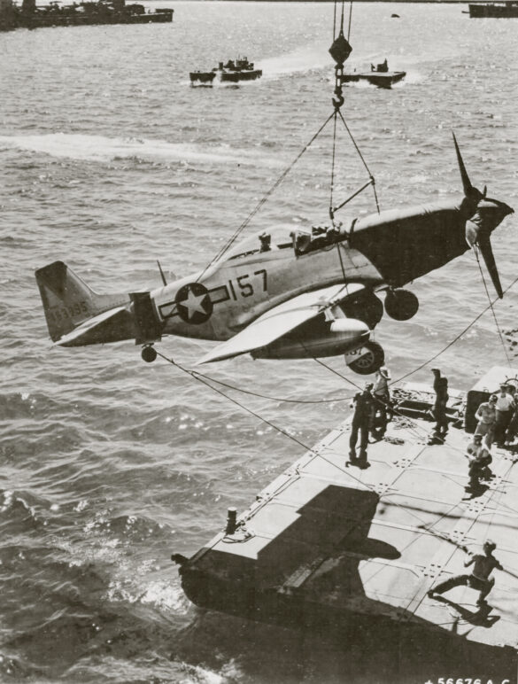 44 63395 P 51D Mustang 7AF 15FG47FS 157 Daisy Mae Iwo Jima 6th Mar 1945 01