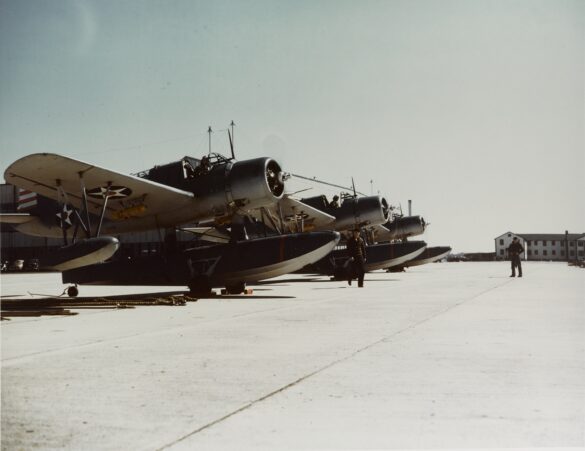 "Vought OS2U Kingfisher kit collection in 1/48 and 1/72 scales for modelers"