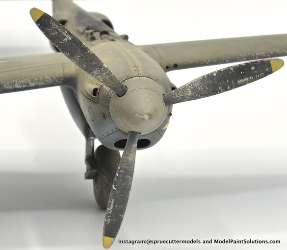 “Annotated 3D Weathering Diagram of F4U Corsair - 1/48 scale”)*