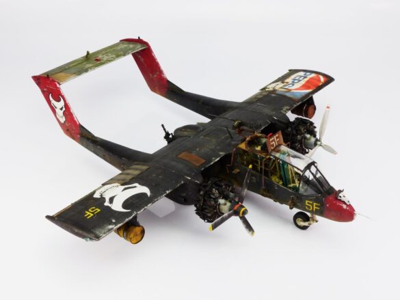 Kittyhawk OV-10A Bronco 1/32 Airplane Kit – detailed twin-tail model