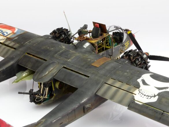 Kittyhawk OV-10A Bronco 1/32 Airplane Kit – detailed twin-tail model