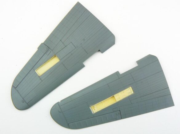 1/48 P-40M RNZAF scale model with open panels and detailed interior, expertly weathered to represent a derelict aircraft.”
