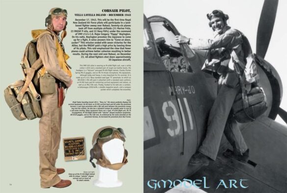 “US Navy pilot wearing G‑1 leather flight jacket, WWII Pacific”