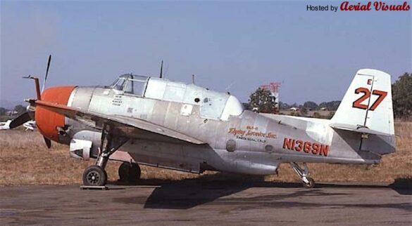 TBM Avenger Spray Plane – WWII Bomber Converted for Farming and Firefighting TBM Avenger firebomber in flight over forest fire zone – Canada, 1970s Converted TBM Avenger crop duster with yellow-red livery parked at rural airstrip Underside view of TBM with spray booms installed under wings Scale model of TBM Avenger spray plane with belly tank and weathered finish