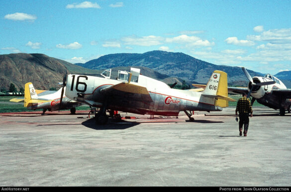 TBM Avenger Spray Plane – WWII Bomber Converted for Farming and Firefighting TBM Avenger firebomber in flight over forest fire zone – Canada, 1970s Converted TBM Avenger crop duster with yellow-red livery parked at rural airstrip Underside view of TBM with spray booms installed under wings Scale model of TBM Avenger spray plane with belly tank and weathered finish