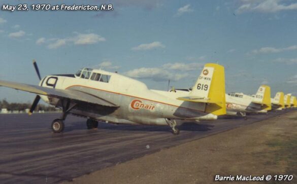 TBM Avenger Spray Plane – WWII Bomber Converted for Farming and Firefighting TBM Avenger firebomber in flight over forest fire zone – Canada, 1970s Converted TBM Avenger crop duster with yellow-red livery parked at rural airstrip Underside view of TBM with spray booms installed under wings Scale model of TBM Avenger spray plane with belly tank and weathered finish