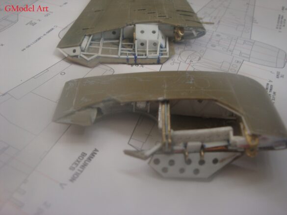 Eduard 1/48 F6F-5 Hellcat “White 115” parked on US Navy carrier deck diorama – folded wings and weathered WWII carrier fighter scene