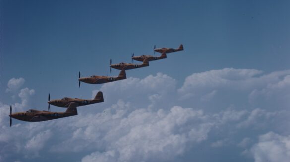 P-39Q-1 Airacobra of the 6th Fighter Squadron operating from Makin Island in 1943