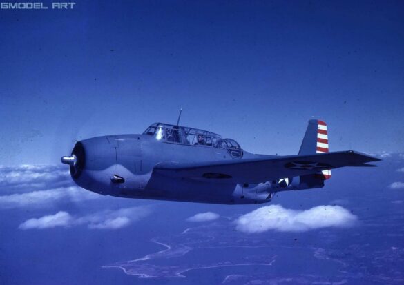 TBF Avenger Torpedo Bomber Blue Gray Light Gray Camouflage Grumman TBF Avenger torpedo bomber Blue Gray Light Gray camouflage Pacific 1942