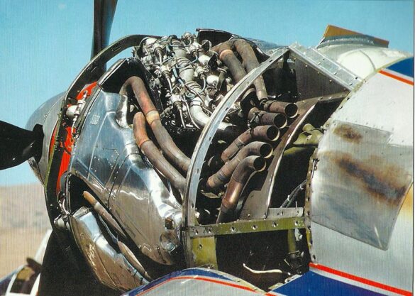 Pratt & Whitney R-4360 Wasp Major Radial Engine Pratt and Whitney R4360 Wasp Major 28 cylinder radial engine used in the Super Corsair