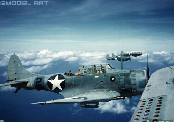 SBD Dauntless Midway Camouflage Douglas SBD Dauntless dive bomber Blue Gray Light Gray Battle of Midway