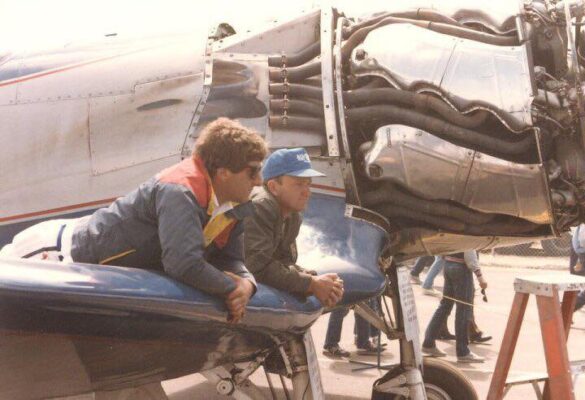 Pratt & Whitney R-4360 Wasp Major Radial Engine Pratt and Whitney R4360 Wasp Major 28 cylinder radial engine used in the Super Corsair