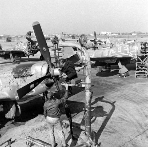 P-51C Mustang ROCAF 1948 reconstruction in Texas with razorback fuselage