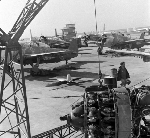 P-51C Mustang ROCAF 1948 reconstruction in Texas with razorback fuselage