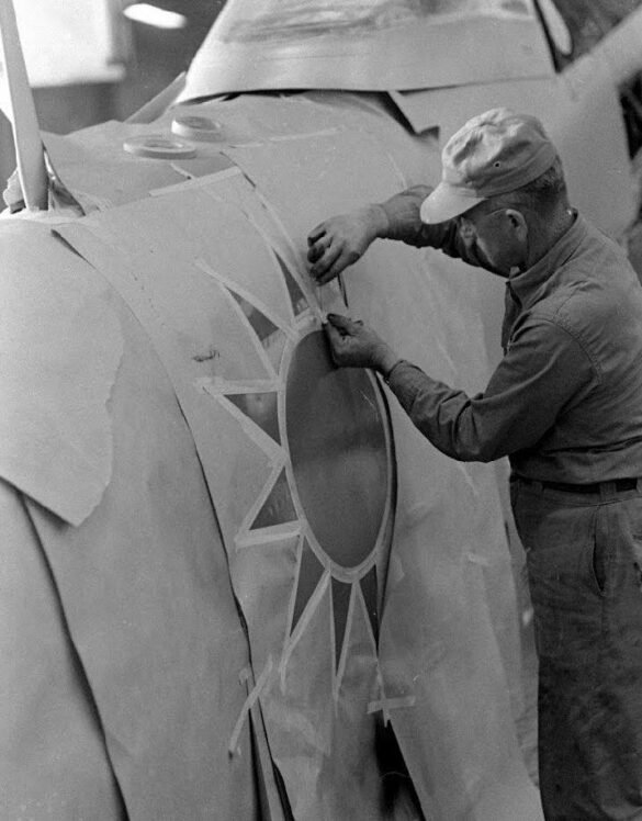 P-51C Mustang ROCAF 1948 reconstruction in Texas with razorback fuselage