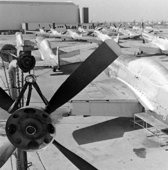 P-51C Mustang ROCAF 1948 reconstruction in Texas with razorback fuselage