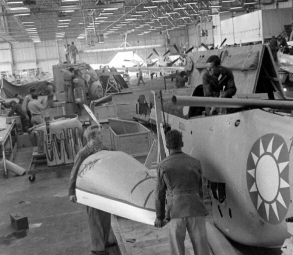 P-51C Mustang ROCAF 1948 reconstruction in Texas with razorback fuselage