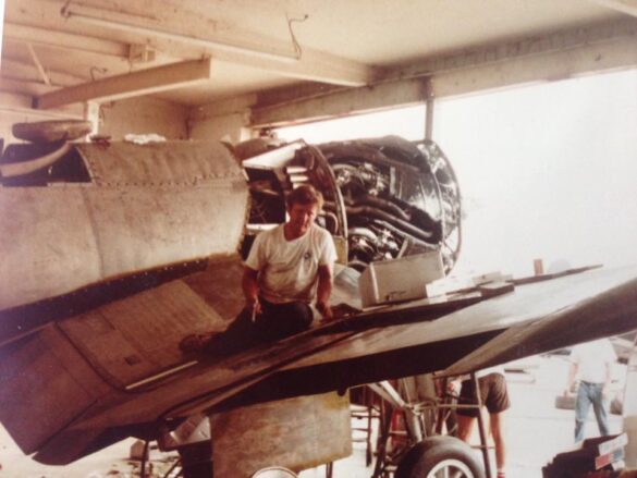 F4U Super Corsair Budweiser Light 1 Reno Air Races F4U Corsair Restoration and Racing Conversion Process