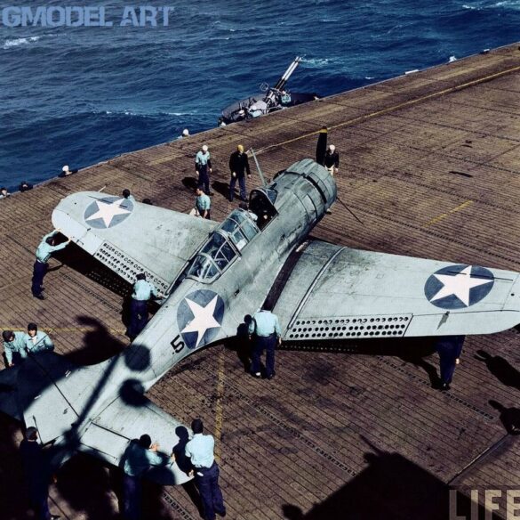 SBD Dauntless Midway Camouflage Douglas SBD Dauntless dive bomber Blue Gray Light Gray Battle of Midway