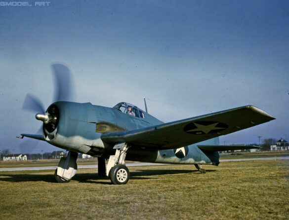 Grumman F6F-3 Hellcat Blue Gray Camouflage Early Scheme Grumman F6F-3 Hellcat early Blue Gray Light Gray camouflage US Navy 1943