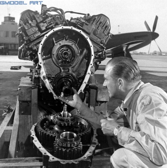 North American P-51 Mustang racing aircraft Bendix Trophy 1940s black and white historical image
