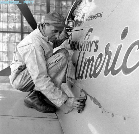 North American P-51 Mustang racing aircraft Bendix Trophy 1940s black and white historical image