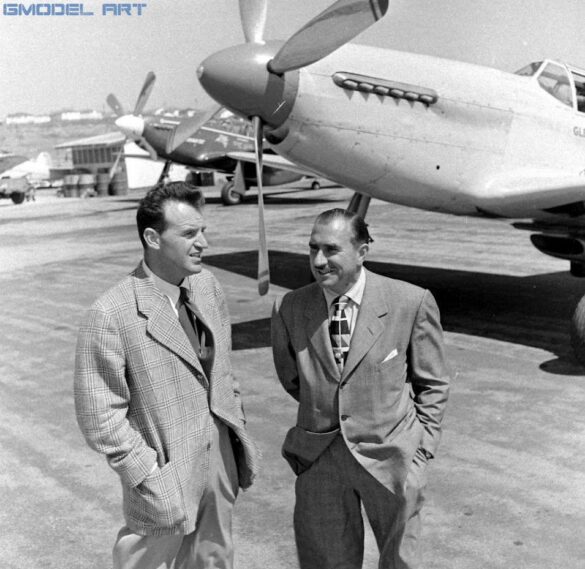 North American P-51 Mustang racing aircraft Bendix Trophy 1940s black and white historical image