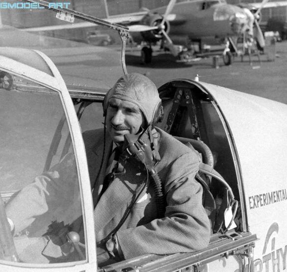North American P-51 Mustang racing aircraft Bendix Trophy 1940s black and white historical image