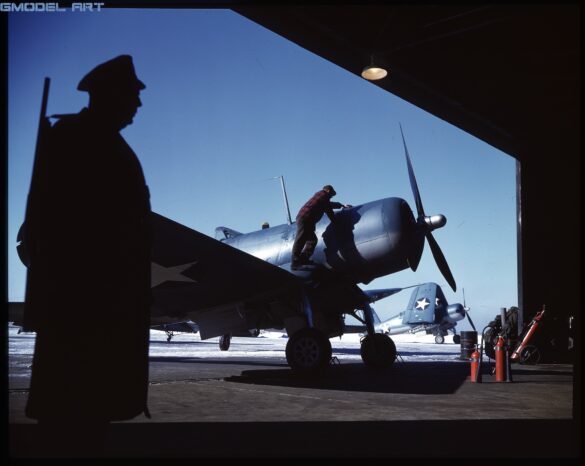 F4U-1 Birdcage Corsair Blue Gray Light Gray Camouflage Vought F4U-1 Birdcage Corsair early war Blue Gray Light Gray camouflage US Navy 1942