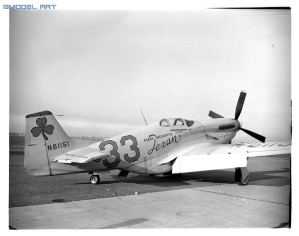 North American P-51 Mustang racing aircraft Bendix Trophy 1940s black and white historical image