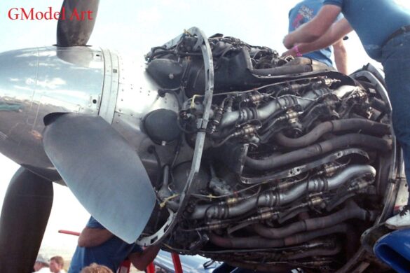 Pratt & Whitney R-4360 Wasp Major Radial Engine Pratt and Whitney R4360 Wasp Major 28 cylinder radial engine used in the Super Corsair