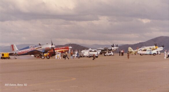 F4U Super Corsair Budweiser Light 1 Reno Air Races N31518 F4U Super Corsair Budweiser Light 1 N31518 racing at Reno Air Races at high speed